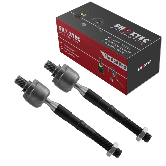 Shoxtec Front Inner Tie Rod End 2pc Passenger Side and Driver Side Replacement for 07-12 Hyundai Santa Fe 11-13 Kia Sorento