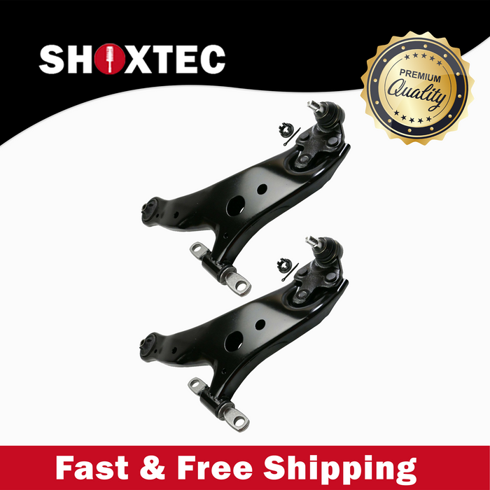 Shoxtec Control Arms and Ball Joints Assembly 2pc Passenger Side and Driver Side Replacement for 10-22 Lexus RX350 18-22 Lexus RX350L 18-22 RX450hL 08-19 Toyota Highlander 09-16 Toyota Venza