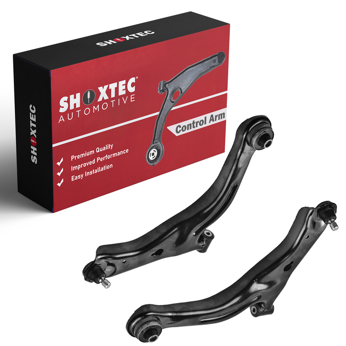 Shoxtec Front Control Arm and Ball Joints Assembly 2pc Passenger Side and Driver Side Replacement for 01-12 Ford Escape 01-11 Mazda Tribute 05-11 Mercury Mariner