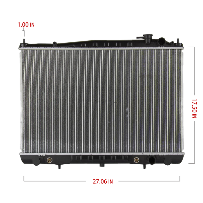 Shoxtec Aluminum Core Radiator Replacement for 1998-2015 Nissan Frontier 2000-2004 Nissan Xterra Repl No.CU2215