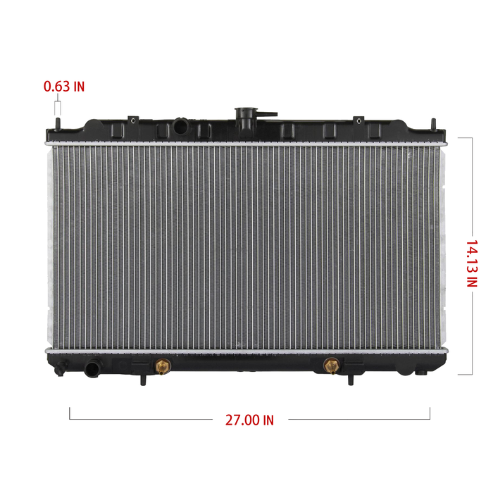 Shoxtec Aluminum Core Radiator Replacement for 2001-2006 Nissan Sentra L4 1.8L Repl No.CU2346
