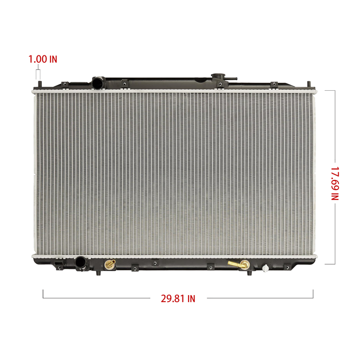 Shoxtec Aluminum Core Radiator Replacement for 2005-2010 Honda Odyssey Repl No. CU2806