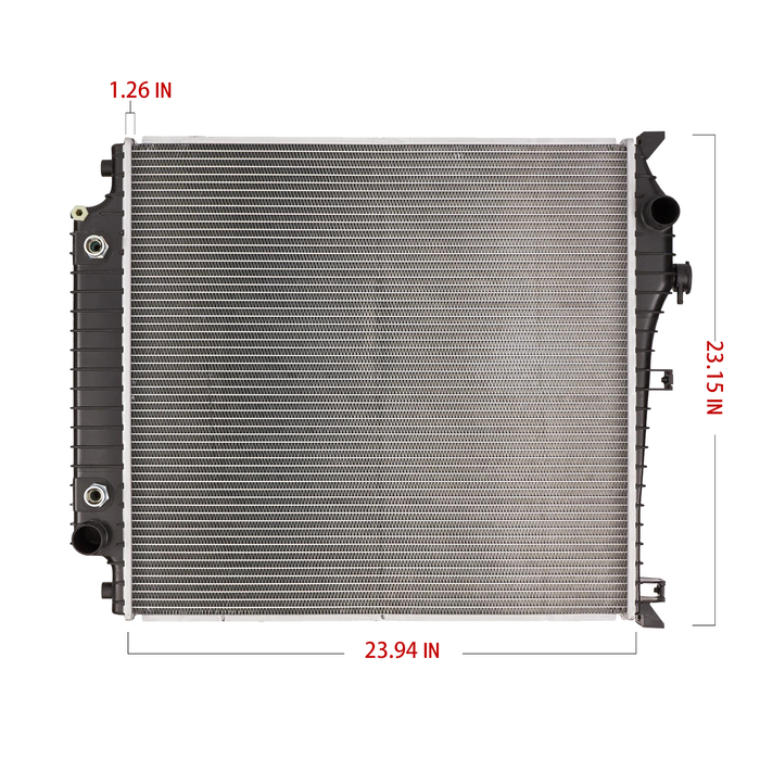 Shoxtec Aluminum Core Radiator Replacement for 2006 2007 Ford Explorer 2006 Mercury Mountaineer Repl No. CU2816