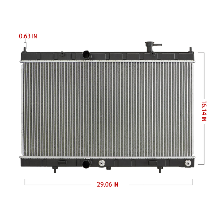 Shoxtec Aluminum Core Radiator Replacement for 2014-2020 Nissan Rogue Repl No. CU13431