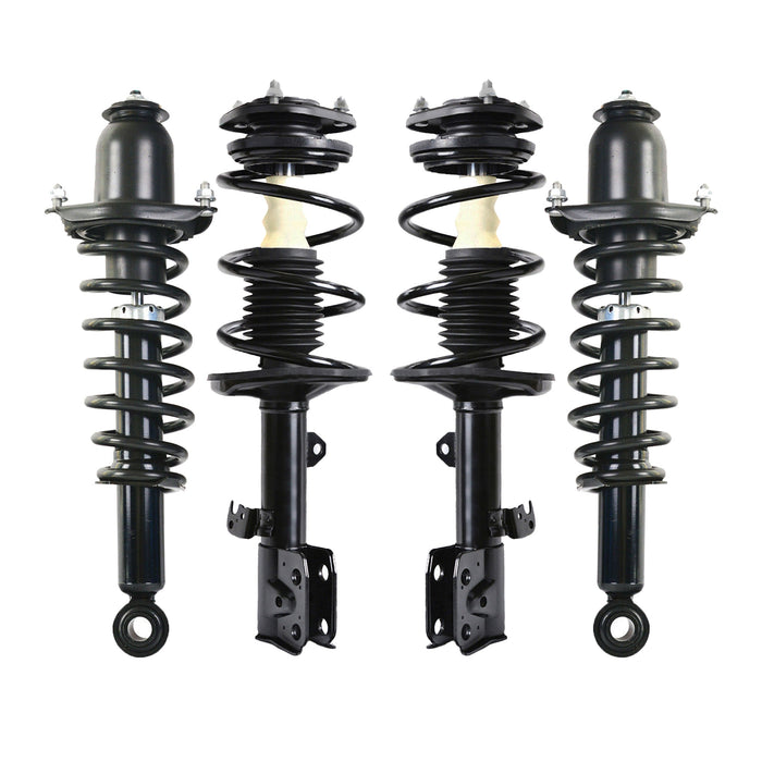 Shoxtec Full Set Complete Struts fits 2009-2012 Toyota Corolla Coil Spring Assembly Shock Absorber Repl. Part no. 572598 572597 172599L 172599R