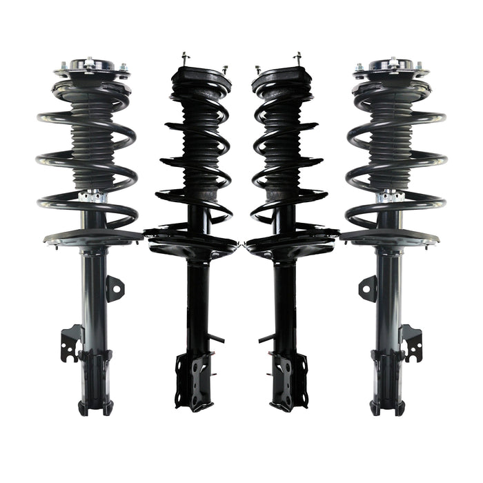 Shoxtec Full Set Complete Struts fits 2008-2013 Toyota Highlander Coil Spring Assembly Shock Absorber Repl. Part no. 11617 11618 1333320L 1333320R