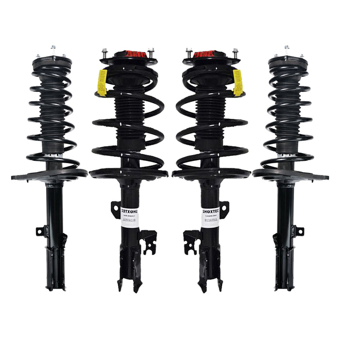 Shoxtec Full Set Complete Struts Assembly for 2007 - 2009 Lexus ES350 Coil Spring Shock Absorber Repl. Part no. 272384 272385 11741 11742