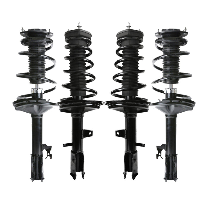 Shoxtec Full Set Complete Struts Assembly for 2004 - 2007 Toyota Highlander AWD Coil Spring Shock Absorber Repl. part no. 272212 272211 172216 172215