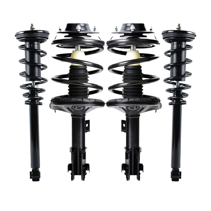 Shoxtec Full Set Complete Struts Coil Spring Assembly for 2001-2005 Mitsubishi Eclipse Coil Spring Assembly Shock Absorber Repl Part no. 1081397 172148 172147