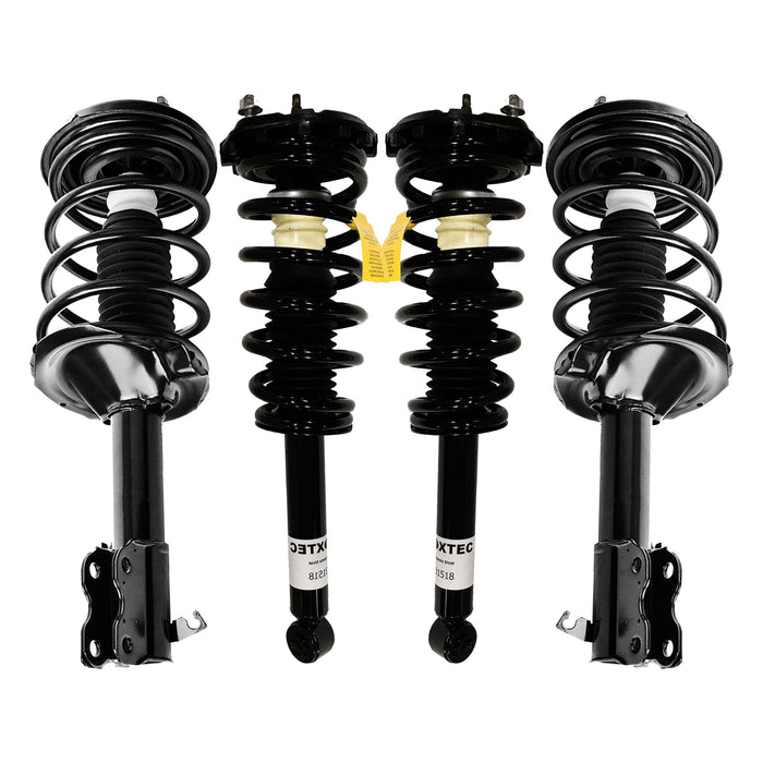 Shoxtec Full Set Complete Struts Assembly for 2002 - 2004 Infiniti I35; 2002 - 2003 Nissan Maxima Coil Spring Shock Absorber Kits Repl. Part no. 171461 171327