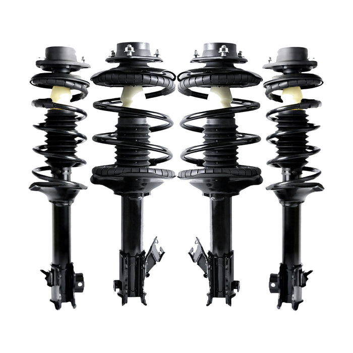 Shoxtec Full Set Complete Struts fits 2000-2001 Nissan Altima Coil Spring Assembly Shock Absorber Repl. Part no. 1331652L 1331652R 171675 171674