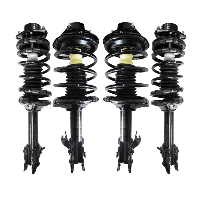 Shoxtec Full Set Complete Struts fits 1993-1999 Nissan Altima Coil Spring Assembly Shock Absorber Repl. Part No. 171943 171944 171942 171941