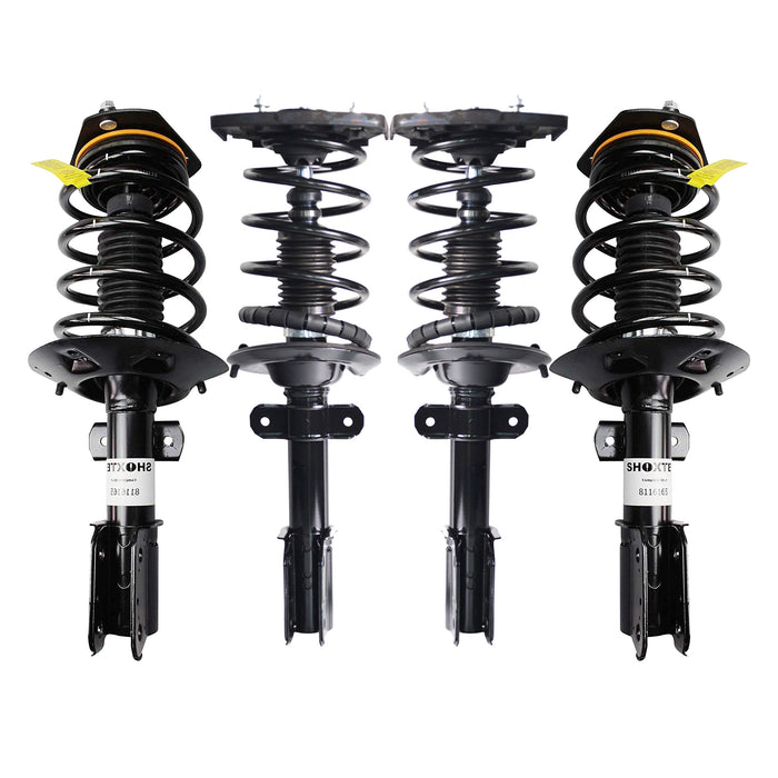 Shoxtec Full Set Complete Struts Assembly for 2004 - 2007 Pontiac Grand Prix Coil Spring Shock Absorber Kits Repl. Part no. 172177 372471L 372471R