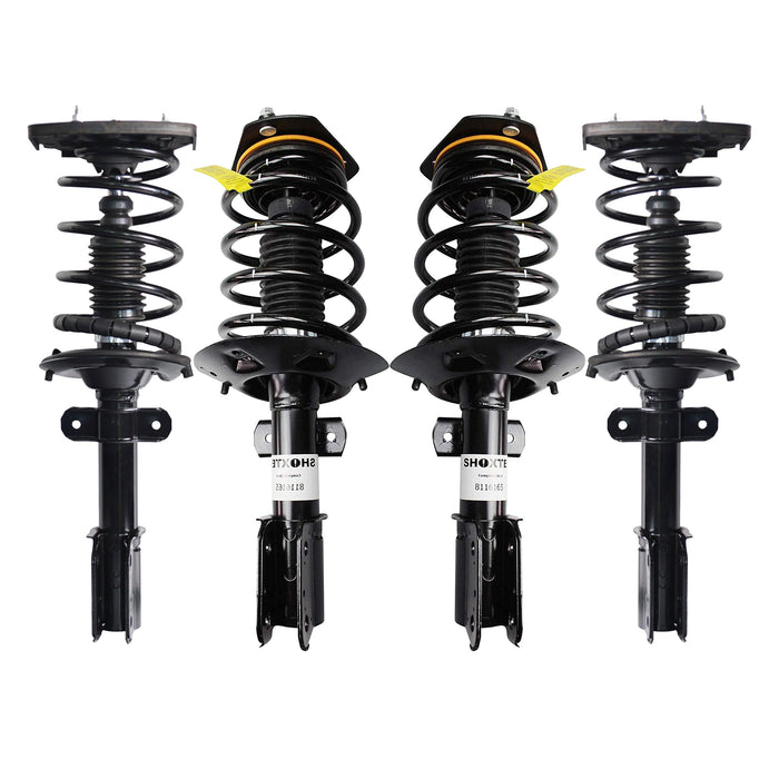Shoxtec Full Set Complete Struts Assembly for 2004 - 2007 Pontiac Grand Prix Coil Spring Shock Absorber Kits Repl. Part no. 172177 272471L 272471R