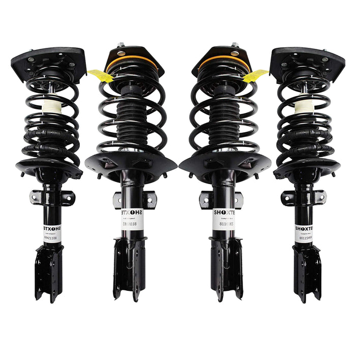 Shoxtec Full Set Complete Struts Assembly for 2004 - 2008 Pontiac Grand Prix Coil Spring Shock Absorber Kits Repl. Part no. 172177 271662L 271662R