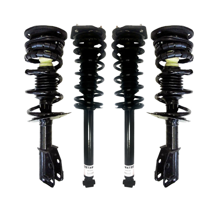 Shoxtec Full Set Complete Strut Assembly for 1995 - 1999 Chevrolet Cavalier; 1995 - 1999 Pontiac Sunfire; Coil Spring Shock Absorber Repl. 171973 171281