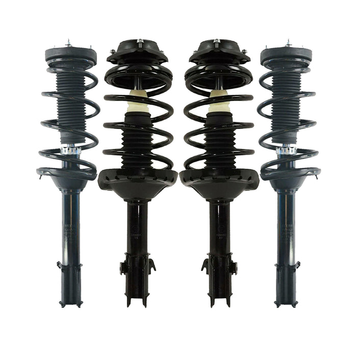 Shoxtec Full Set Complete Struts Assembly Replacement for 2004 - 2005 Subaru Forester Coil Spring Shock Absorber Repl. part no 272346 272345 1331583L 1331583R
