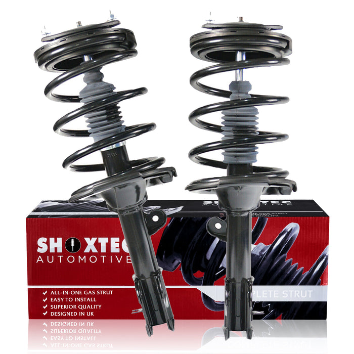 Shoxtec Front Complete Struts fits 2007 - 2009 Hyundai SANTA FE Coil Spring Assembly Shock Absorber Kit Repl part no. 11285 11286
