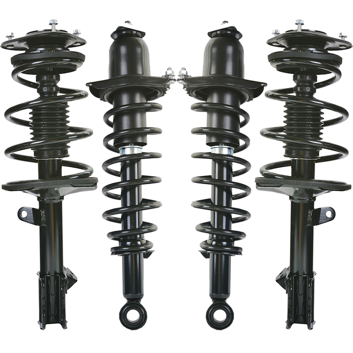 Shoxtec Full Set Complete Struts Replacement for 2001-2003 Toyota Prius Coil Spring Assembly Shock Absorber Repl. Part No. 1331621 1345409