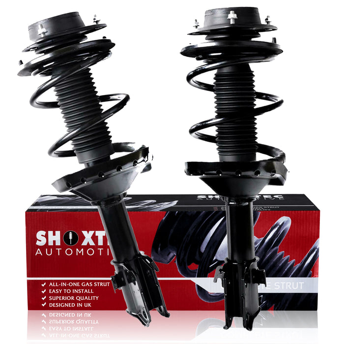 Shoxtec Front Complete Struts fits 2008-2011 Subaru Impreza Coil Spring Assembly Shock Absorber Repl. Part no. 1331911R 1331911L