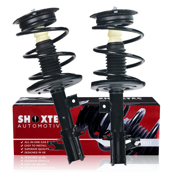 Shoxtec Front Complete Struts fits 2009-2014 Nissan Maxima Coil Spring Assembly Shock Absorber Repl. Part no.1333426L 1333426R