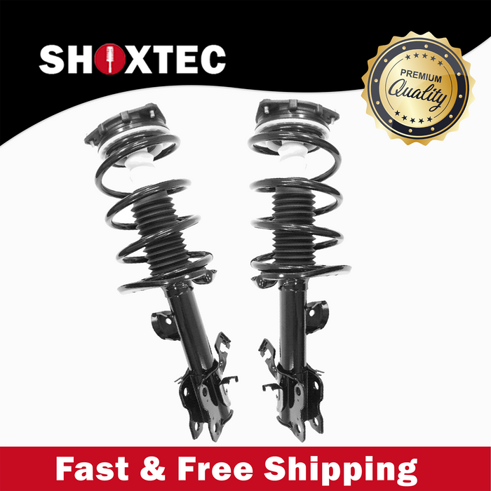 Shoxtec Front Complete Strut Assembly Replacement For 2011-2017 Nissan Juke L4 1.6L Repl No. 1333572L,1333572R