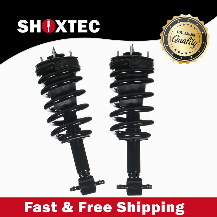 Shoxtec Front Complete Strut Assembly Replacement For 2014-2019 Chevrolet Silverado 1500, Replacement for 2014-2018 GMC Sierra 1500, Replacement for 2019 GMC Sierra 1500 Limited, Repl No 153026