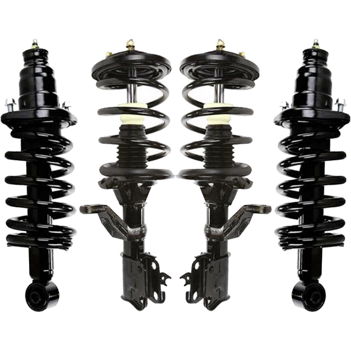 Shoxtec Full Set Complete Strut Assembly fits 2003-2006 Honda Element Coil Spring Assembly Shock Absorber Repl.171101LR 172136 172135