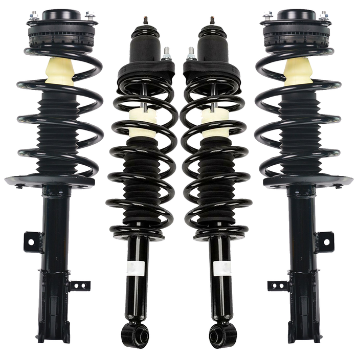 Shoxtec Full Set Complete Struts For 2007 - 2010 Chrysler Sebring Coil Spring Shock Absorber Repl Part No. 171131 171130 171126