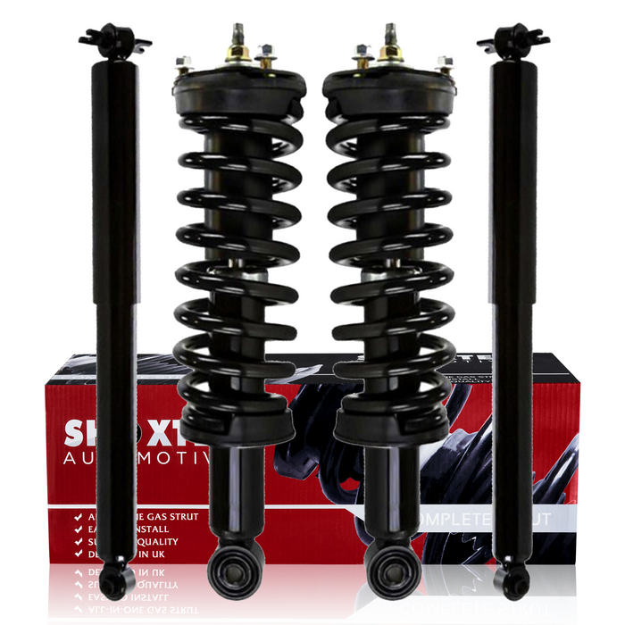 Shoxtec Full Set Complete Strut Shock Absorbers Replacement for 2004-2012 Chevrolet Colorado; Rear Wheel Drive Replacement for 2004-2012 GMC Canyon; Rear Wheel Drive Repl. no 171353 911228