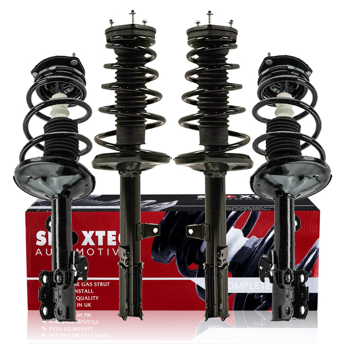 Shoxtec Full Set Complete Struts Assembly fits 2001 - 2003 Toyota Highlander AWD Only, Coil Spring Assembly Shock Absorber Repl. Part no. 171495 171494 1331590L 1331590R
