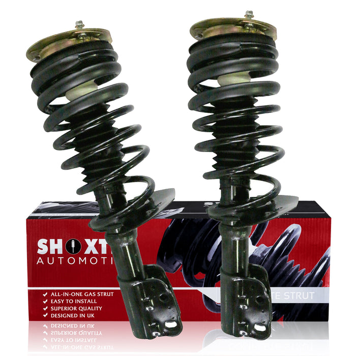 Shoxtec Front Complete Struts Replacement for 1988-1991 Chevrolet Cavalier; 1988-1991 Oldsmobile Cutlass Calais; 1989-1991 Pontiac Grand Am; 1989-1991 Pontiac Sunbird Coil Spring Assembly Shock Absorber Repl.171809