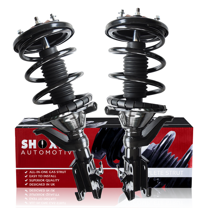 Shoxtec Front Complete Strut Assembly Replacement for 2002-2003 Honda Civic Hatchback Si, Repl No 172125,172124