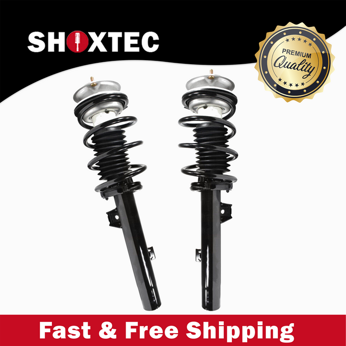 Shoxtec Front Complete Strut Assembly Replacement for 2006 BMW 325i, Replacement for 2008-2011 BMW 135i Repl No. 172314,172313