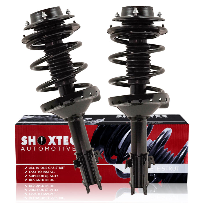 Shoxtec Front Complete Struts Coil Spring Assembly for 2005 - 2009 Subaru Legacy; Coil Spring Shock Absorber Kits Repl. part no. 172499 172498