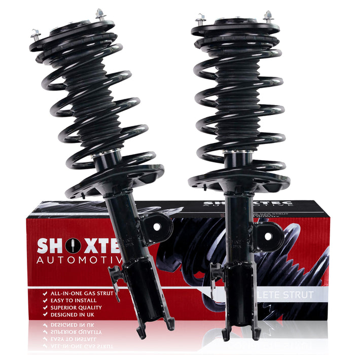 Shoxtec Front Complete Struts Assembly for 2010 - 2015 Toyota Prius 1.8L I4 Coil Spring Shock Absorber Kits Repl. Part no. 172689 172688