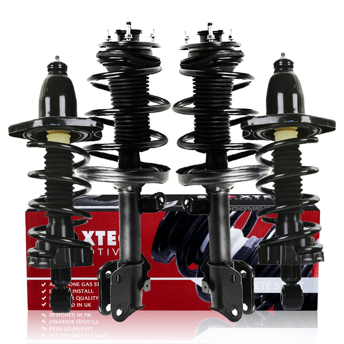 Shoxtec Full Set Complete Strut Assembly for 2006-2014 Honda Ridgeline 4WD Only; Coil Spring Shock Absorber Repl. part no. 1331634 172398L 172398R