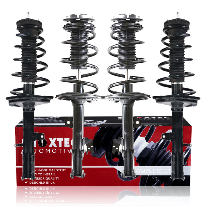 Shoxtec Full Set Complete Struts Assembly for 2009 2010 Toyota Highlander Coil Spring Shock Absorber Repl Part no. 1333319 272490 272489