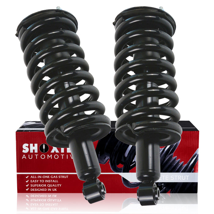Shoxtec Front Complete Struts for 04-07 Infiniti QX56; 06-07,11-13 Nissan Armada; 04 Nissan Pathfinder Armada;08-09,12 Nissan Titan Repl. no.371358