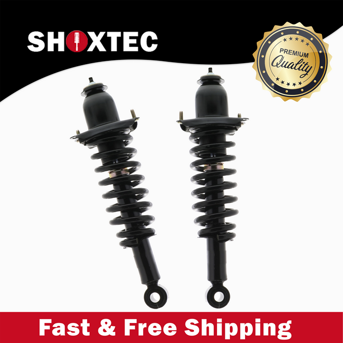 Shoxtec Rear Complete Strut Assembly Replacement for 2009-2010 Pontiac Vibe, 2009-2010 Toyota Matrix, Repl No 372599L,372599R