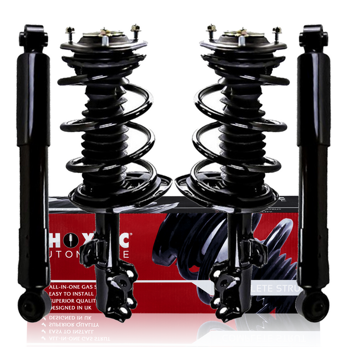 Shoxtec Full Set Complete Strut Shock Absorbers Replacement for 2006-2008 Toyota RAV4; 2.4L
Replacement for 2009-2012 Toyota RAV4; 2.5L Repl. no 172276 172275 37289