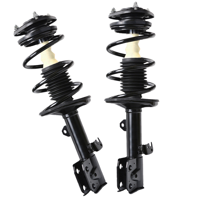 Shoxtec Front Complete Struts fits 2009-2012 Toyota Corolla; 2011-2013 Toyota Matrix Coil Spring Assembly Shock Absorber Repl. Part no. 572598 572597