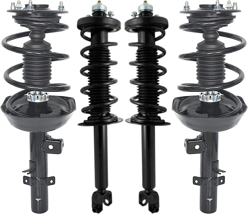 Shoxtec Full Set Complete Struts Assembly Replacement for 2013-2017 Honda Accord EX, EX-L, LX, LX-S, SE, Sport, Sport Sepcial Edition, Touring; with 2.4L L4 engine; part no. 172971, 172970, 172984…