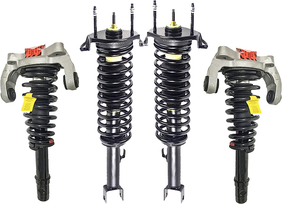 Shoxtec Full Set Complete Struts Assembly Replacement for 2001-2006 Chrysler Sebring Coil Spring Shock Absorber Repl. part no 8335532L 8335532R 8111166‚¬¦
