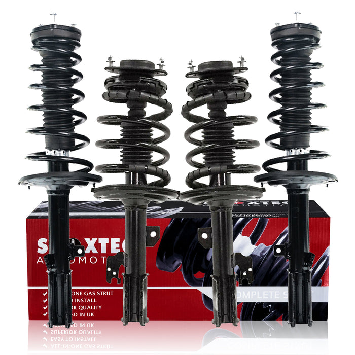 Shoxtec Full Set Complete Struts Assembly for 2007-2009 Lexus ES350 Coil Spring Shock Absorber Repl. Part no. 272384 272385 272307 272308