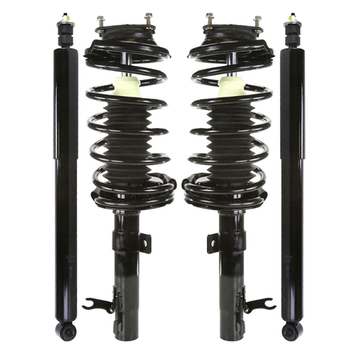 Shoxtec Full Set Complete Strut Shock Absorbers Replacement for 2000-2005 Ford Focus Repl.no 171504 171505 5796