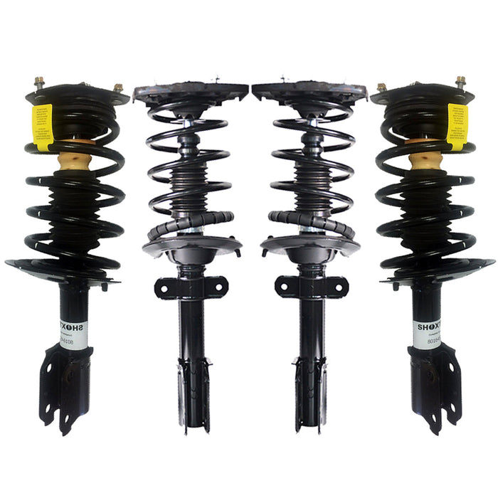 Shoxtec Full Set Complete Strut fits 2004 - 2005 Chevrolet Impala; Coil Spring Shock Absorber Kits Repl Part No. 171670 372471L 372471R