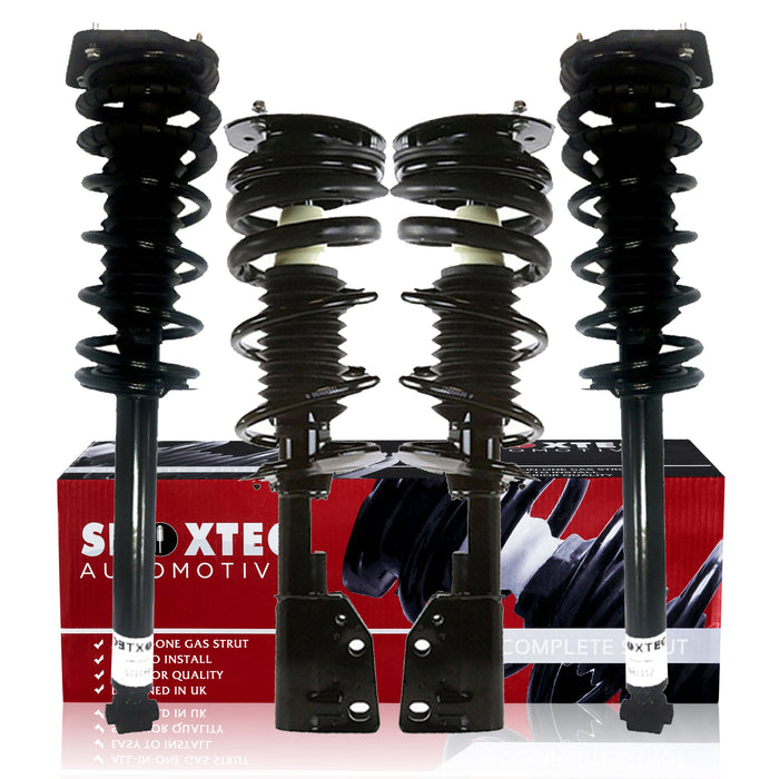 Shoxtec Full Set Complete Strut Assembly fits 1999-2005 Chevrolet Cavalier; 1999-2005 Pontiac Sunfire Coil Spring Assembly Shock Absorber Repl.172174 171281