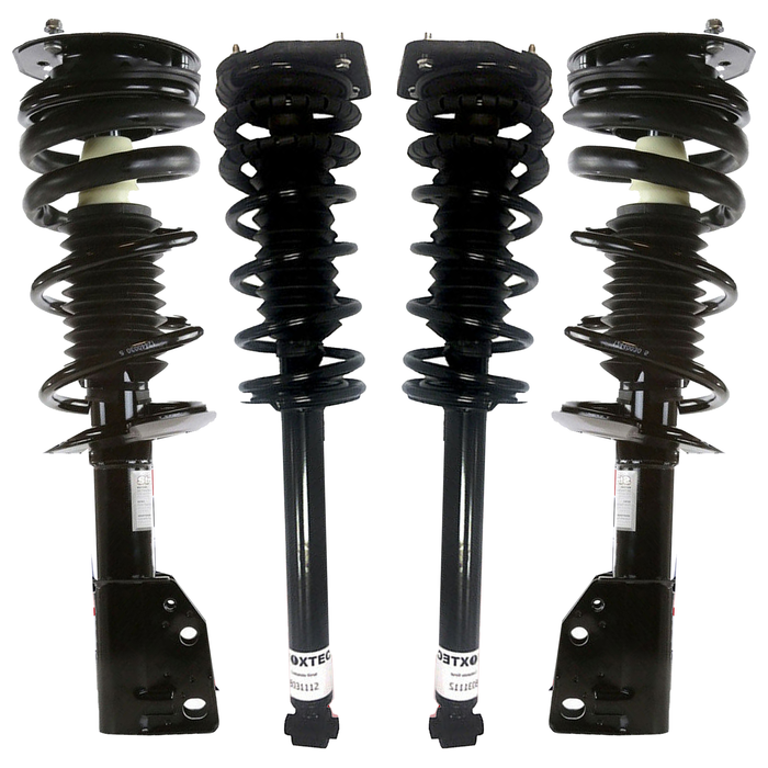 Shoxtec Full Set Complete Strut Assembly fits 1999-2005 Chevrolet Cavalier; 1999-2005 Pontiac Sunfire Coil Spring Assembly Shock Absorber Repl.172174 171281
