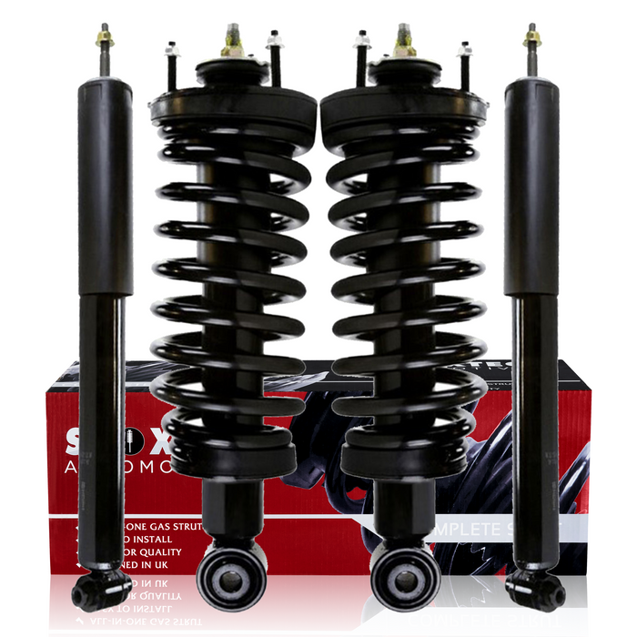 Shoxtec Full Set Complete Strut Shock Absorbers Replacement for 03-11 Ford Crown Victoria; Replacement for 03-11 Lincoln Town Car; Replacement for 03-11 Mercury Grand Marquis; Repl. no 171346 5993